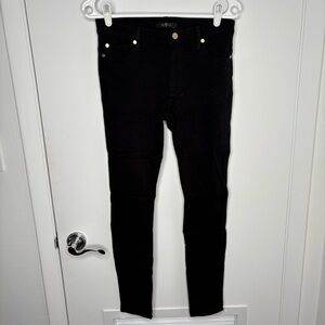 7 For All Mankind Black Skinny Pants